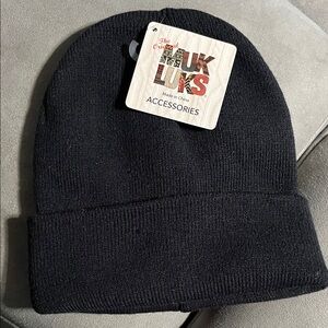 Muk Luks Classic Black Knit Hat